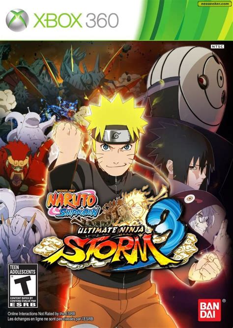 Naruto Shippuden Ultimate Ninja Storm 3 Box Art And Scans Xbox360