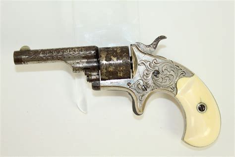 Colt Open Top Revolver In Antique Firearm Gun Ancestry Guns
