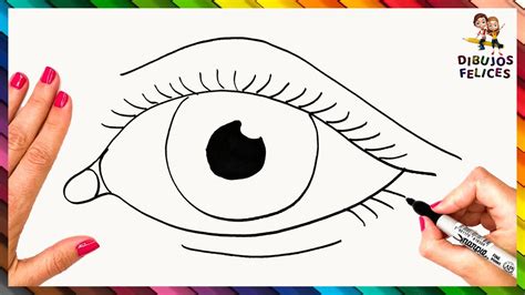 Cómo Dibujar Un Ojo Fácil Paso A Paso 👁️ Dibujo Fácil De Ojo Fácil