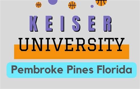 Keiser University In Pembroke Pines Florida Techlesnar