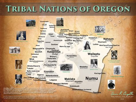 Indian Tribes In Oregon Map Freddy Bernardine
