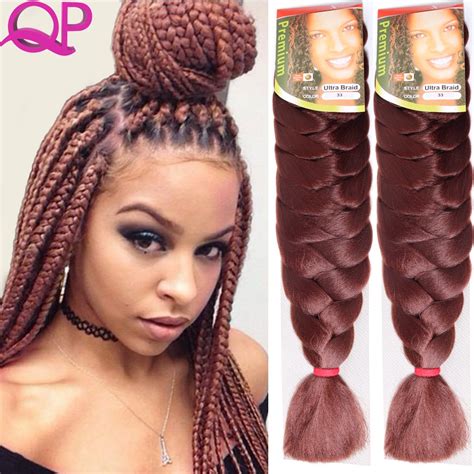 How to braid hair with extensions in. Wholesale 5 PcsXpressions Kanekalon Braiding Hair 86 Inch Box Braid Extensions Kanekalon Jumbo ...