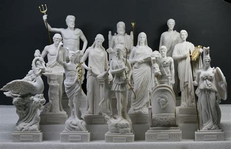 Major Olympian Greek Gods Goddesses And Titans Gambaran