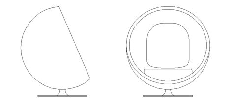 Egg Chair Autocad Block Fightpasa