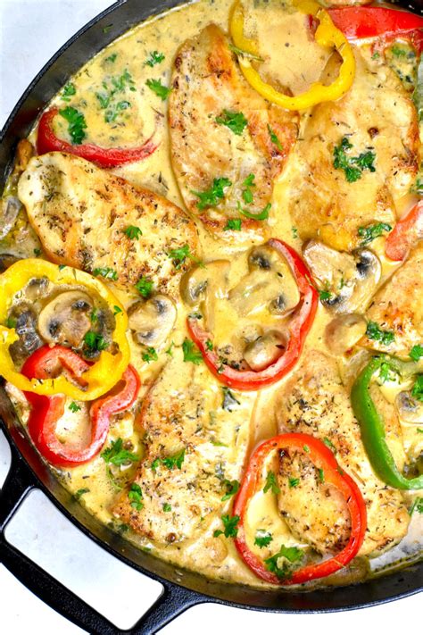 Easy Creamy Chicken Skillet Gypsyplate