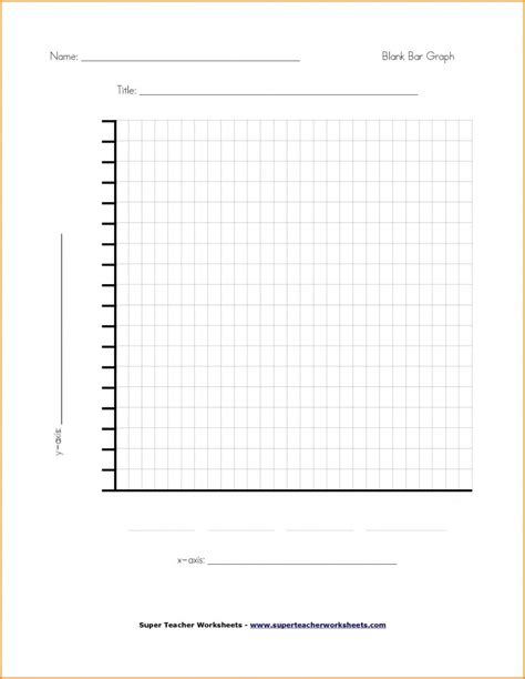 Blank Line Graph Template