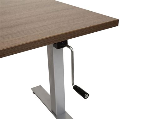 Vivo/eletab manual crank standing desk: Standing Desk - Classic Crank Adjustable Standing Desk Table