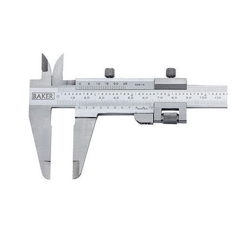 A main scale similar to that on a ruler and an especially graduated auxiliary scale, the vernier, that slides parallel to the main scale and. Baker Stainless Steel Vernier Caliper, Rs 2500 /piece ...