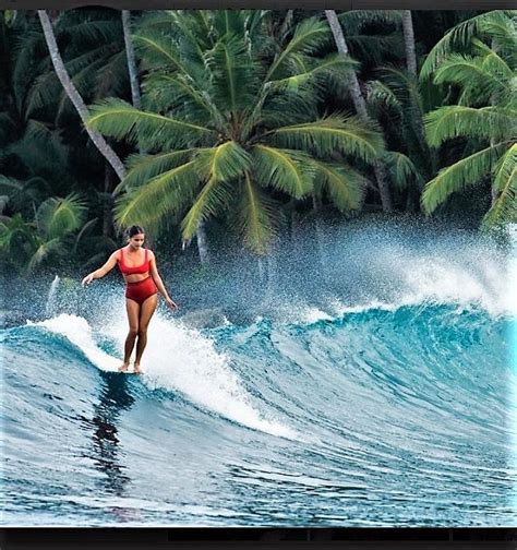 Pin By Mike Chase On Surfer Girls Surfing Waves Surfing Waves