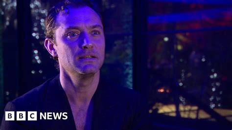 jude law excitement and fear about playing dumbledore bbc news