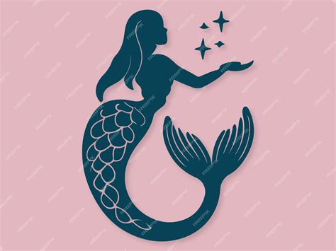 Premium Vector Mermaid Logo Vector Template Design