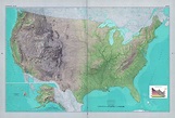 Large detailed shaded relief map of the USA | USA | Maps of the USA ...