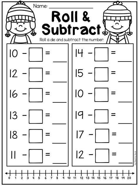 Subtraction And Addition Worksheets Grade 1
