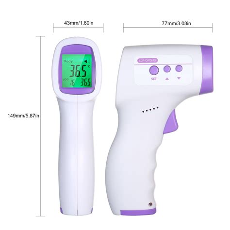 Non Contact Infrared Thermometer High Lcd Digital Ir Thermometer