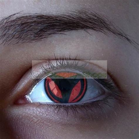 Custom Cheap Naruto Kakashi Mangekyou Sharingan Contact Lenses In