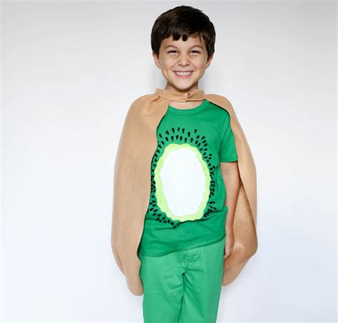 No Sew Diy Kiwi Kids Costume