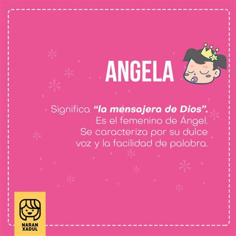 Significado Del Nombre Angela