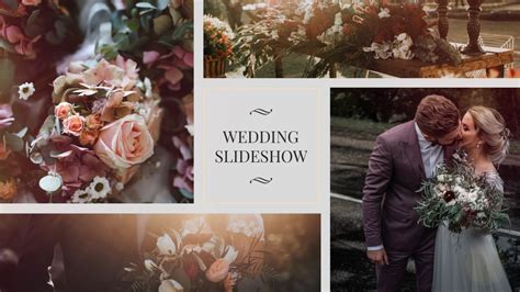 Beautiful off the shoulder sleeves open the line of shoulders and back. Wedding Slideshow - Premiere Pro Templates | Motion Array