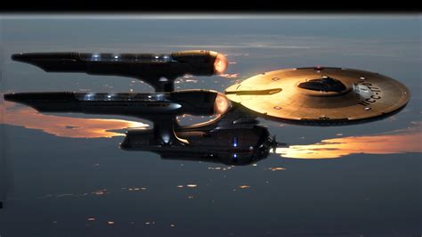 Black Space Ship Star Trek Movies Uss Enterprise Spaceship