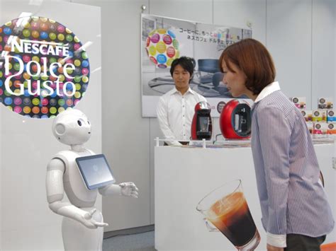Robot “pepper” By Softbank Will Sell Nescafé Machines In Japan