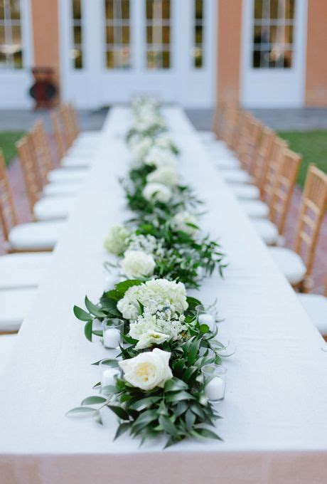 40 Stunning Lush Greenery Wedding Table Runners Weddingomania