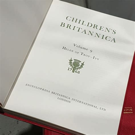 20x Childrens Britannica Encyclopedia Hardback Book Set Ebay