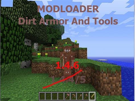 Modloader Dirt Armor And Tools Mod 1467 1000 Downloads