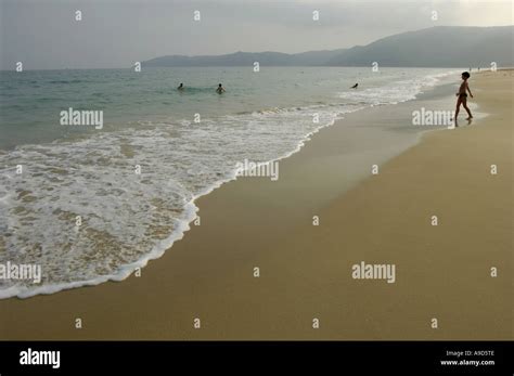 Sanya Bay Beach On Hainan Island China 2006 Stock Photo Alamy