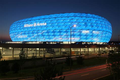 The allianz arena is a football stadium north of munich, germany. Allianz Arena Talk... - Back & Blume