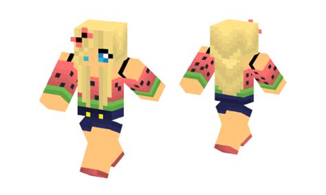 Melon Girl Edited Skin Minecraft Skins