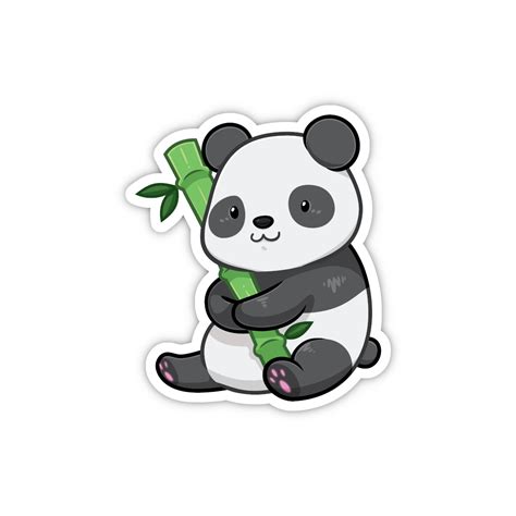 Panda Sticker Cute Laptop Stickers Phone Stickers Printable Stickers
