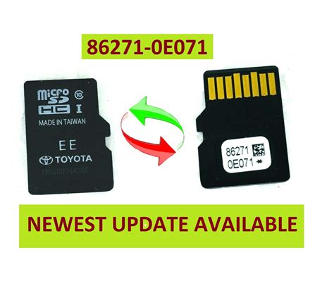 Buy Original Toyota Navigation Micro Sd Card Data Oem 86271 0e071