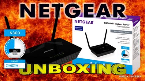 Netgear D1500 N300 Wifi Dsl Built In Adsl2 Modem Router Unboxing