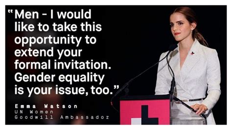 Gender Equality Quotes Emma Watson This Very Important Weblogs Stills Gallery