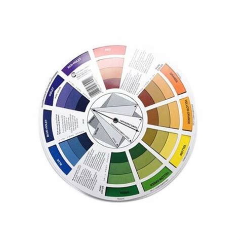 Buy 2x Artists Colour Wheel Mixing Colour Guide 23cm13cm Artist Colour