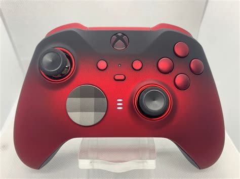 Xbox One Elite Series 2 Controller Custom Red Shadow Red Led Etsy