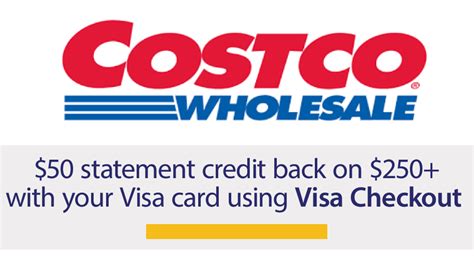 Submit an application for a costco member credit card now. Costco Members! $50 off a $250 Online Order When You Pay With Visa Card - HEAVENLY STEALS
