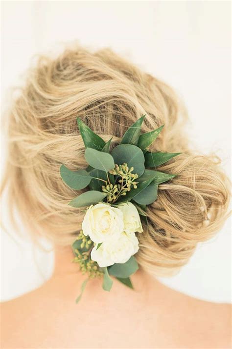 30 Unforgettable Wedding Hairstyles With Flowers ️ To Emphasize