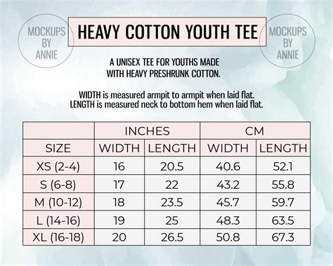 gildan heavy cotton shirt size chart