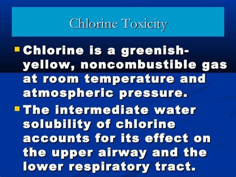 Chlorine And Its Importance