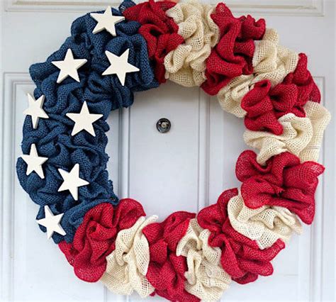 Diy Patriotic Wreaths For Memorial Day Flag Day And Independence Day