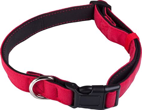 Dog Collars Collars For Large Dogs Red Tough Cotton Finish