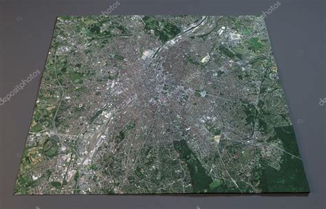 Map Of Brussels View Satellite Belgium Stock Photo By ©vampy1 94335946