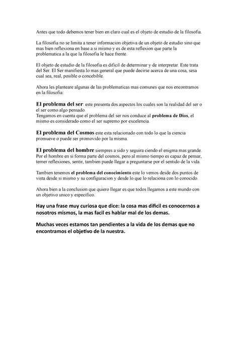 Unidad 2 - Antes que todo debemos tener bien en claro cual es el objeto