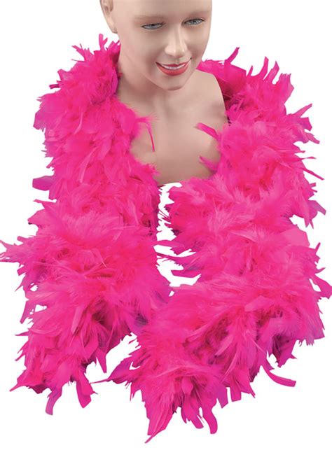 1920s deluxe cyclamen bright pink feather boa [ba070] struts party superstore