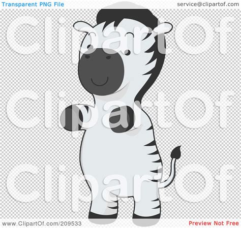 Royalty Free Rf Clipart Illustration Of A Cute Baby Zebra Rearing By