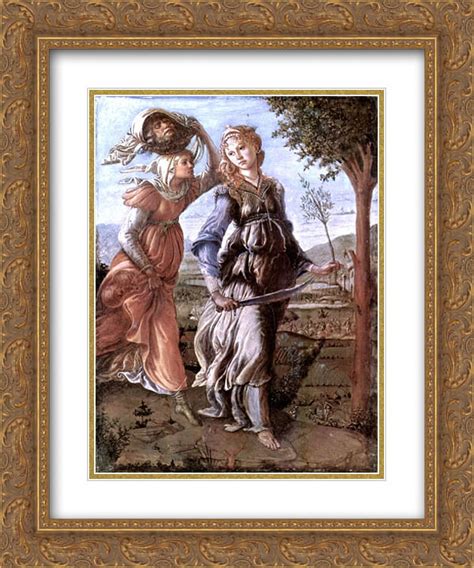 Sandro Botticelli 2x Matted 20x24 Gold Ornate Framed Art Print The Return Of Judith To Bethulia