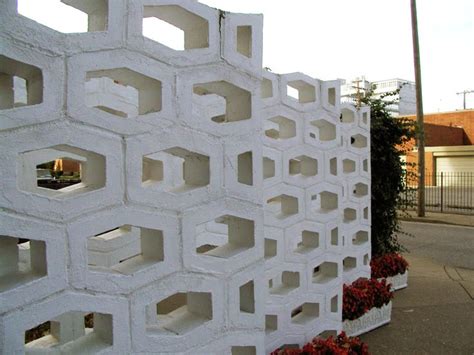 78 Images About Block Wall Fence On Pinterest Planters