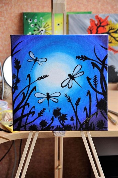 Small Canvas Paintings Small Canvas Art Simple Acrylic Paintings Diy