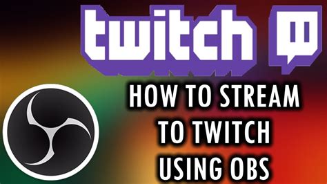 How To Stream With Obs On Twitch Designersmopla